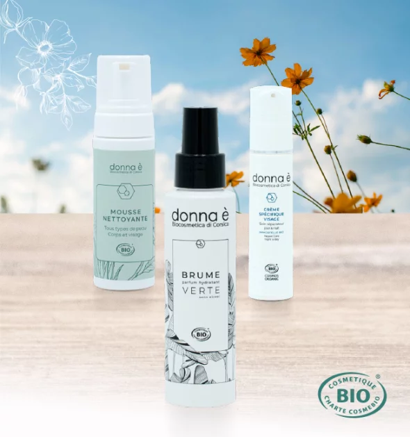 Mousse nettoyante et rosée du maquis