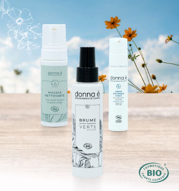 Mousse nettoyante et rosée du maquis