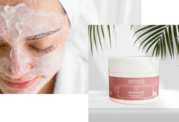 Crème gommante sable blanc de Corse et Immortelle