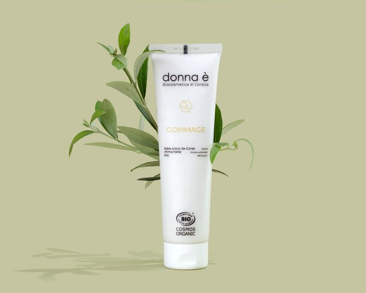 Crème gommante au sable blanc et à l'Immortelle bio de Corse